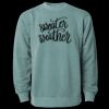Unisex Midweight Pigment-Dyed Crewneck Sweatshirt Thumbnail