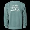 Unisex Midweight Pigment-Dyed Crewneck Sweatshirt Thumbnail
