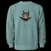 Unisex Midweight Pigment-Dyed Crewneck Sweatshirt Thumbnail