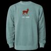 Unisex Midweight Pigment-Dyed Crewneck Sweatshirt Thumbnail