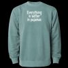 Unisex Midweight Pigment-Dyed Crewneck Sweatshirt Thumbnail