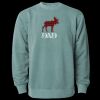 Unisex Midweight Pigment-Dyed Crewneck Sweatshirt Thumbnail