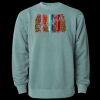 Unisex Midweight Pigment-Dyed Crewneck Sweatshirt Thumbnail