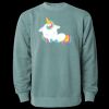 Unisex Midweight Pigment-Dyed Crewneck Sweatshirt Thumbnail