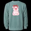Unisex Midweight Pigment-Dyed Crewneck Sweatshirt Thumbnail