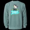 Unisex Midweight Pigment-Dyed Crewneck Sweatshirt Thumbnail