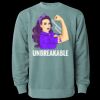 Unisex Midweight Pigment-Dyed Crewneck Sweatshirt Thumbnail