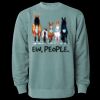 Unisex Midweight Pigment-Dyed Crewneck Sweatshirt Thumbnail