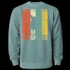 Unisex Midweight Pigment-Dyed Crewneck Sweatshirt Thumbnail