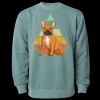 Unisex Midweight Pigment-Dyed Crewneck Sweatshirt Thumbnail