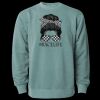 Unisex Midweight Pigment-Dyed Crewneck Sweatshirt Thumbnail
