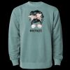 Unisex Midweight Pigment-Dyed Crewneck Sweatshirt Thumbnail