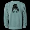 Unisex Midweight Pigment-Dyed Crewneck Sweatshirt Thumbnail