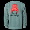 Unisex Midweight Pigment-Dyed Crewneck Sweatshirt Thumbnail