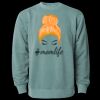 Unisex Midweight Pigment-Dyed Crewneck Sweatshirt Thumbnail