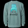 Unisex Midweight Pigment-Dyed Crewneck Sweatshirt Thumbnail