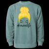 Unisex Midweight Pigment-Dyed Crewneck Sweatshirt Thumbnail