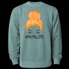 Unisex Midweight Pigment-Dyed Crewneck Sweatshirt Thumbnail