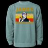 Unisex Midweight Pigment-Dyed Crewneck Sweatshirt Thumbnail