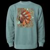 Unisex Midweight Pigment-Dyed Crewneck Sweatshirt Thumbnail