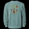 Unisex Midweight Pigment-Dyed Crewneck Sweatshirt Thumbnail