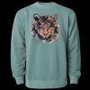 Unisex Midweight Pigment-Dyed Crewneck Sweatshirt Thumbnail