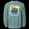 Unisex Midweight Pigment-Dyed Crewneck Sweatshirt Thumbnail