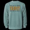 Unisex Midweight Pigment-Dyed Crewneck Sweatshirt Thumbnail