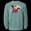 Unisex Midweight Pigment-Dyed Crewneck Sweatshirt Thumbnail