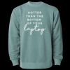 Unisex Midweight Pigment-Dyed Crewneck Sweatshirt Thumbnail