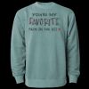 Unisex Midweight Pigment-Dyed Crewneck Sweatshirt Thumbnail