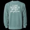 Unisex Midweight Pigment-Dyed Crewneck Sweatshirt Thumbnail