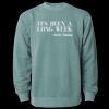 Unisex Midweight Pigment-Dyed Crewneck Sweatshirt Thumbnail