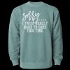 Unisex Midweight Pigment-Dyed Crewneck Sweatshirt Thumbnail