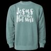 Unisex Midweight Pigment-Dyed Crewneck Sweatshirt Thumbnail