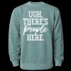 Unisex Midweight Pigment-Dyed Crewneck Sweatshirt Thumbnail