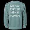 Unisex Midweight Pigment-Dyed Crewneck Sweatshirt Thumbnail