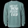 Unisex Midweight Pigment-Dyed Crewneck Sweatshirt Thumbnail