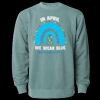 Unisex Midweight Pigment-Dyed Crewneck Sweatshirt Thumbnail