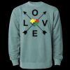 Unisex Midweight Pigment-Dyed Crewneck Sweatshirt Thumbnail