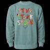 Unisex Midweight Pigment-Dyed Crewneck Sweatshirt Thumbnail