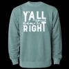 Unisex Midweight Pigment-Dyed Crewneck Sweatshirt Thumbnail