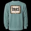 Unisex Midweight Pigment-Dyed Crewneck Sweatshirt Thumbnail