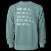 Unisex Midweight Pigment-Dyed Crewneck Sweatshirt Thumbnail