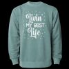 Unisex Midweight Pigment-Dyed Crewneck Sweatshirt Thumbnail
