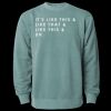 Unisex Midweight Pigment-Dyed Crewneck Sweatshirt Thumbnail