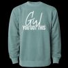 Unisex Midweight Pigment-Dyed Crewneck Sweatshirt Thumbnail