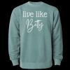 Unisex Midweight Pigment-Dyed Crewneck Sweatshirt Thumbnail