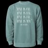 Unisex Midweight Pigment-Dyed Crewneck Sweatshirt Thumbnail