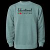 Unisex Midweight Pigment-Dyed Crewneck Sweatshirt Thumbnail